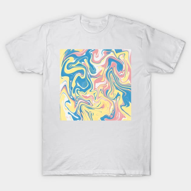 Tie Dye Pastel Colors T-Shirt by NYXFN